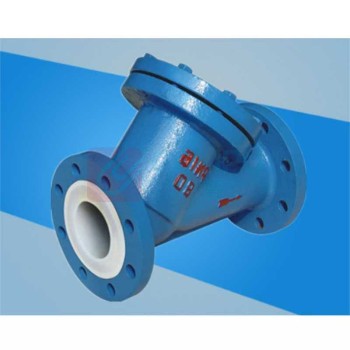 加能 WCB衬氟Y型过滤器 GL41F46-16C-DN50 DN50 法兰连接接口 公称压力16bar 温度120℃ 运费另议