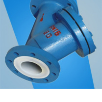 加能 WCB衬氟Y型过滤器 GL41F46-16C-DN300 DN300 法兰连接接口 公称压力16bar 温度120℃ 运费另议