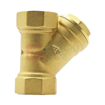 奥华 AOHUA 过滤器Y型过滤器自来水过滤阀 DN20(3/4寸 6分) 黄铜