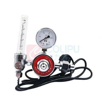 上减 二氧化碳减压器 YQT-731LR 220V 25L/min×25MPa 输入螺纹G5/8 输出螺纹M16×1.5 不包含第三方检定