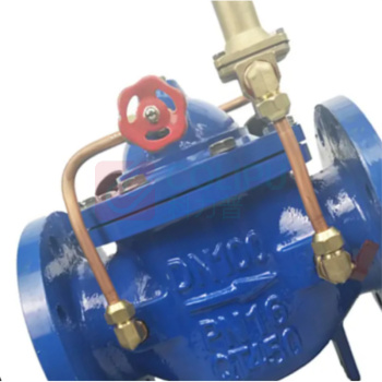 加能 QT450先导式减压阀 200X-16Q-DN150 DN150 法兰连接接口 球墨铸铁阀体 公称压力16bar 适用温度<70℃ 运费另议