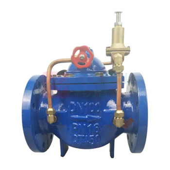 加能 QT450先导式减压阀 200X-10Q-DN300 DN300 法兰连接接口 球墨铸铁阀体 公称压力10bar 适用温度<70℃ 运费另议