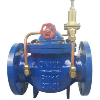 加能 QT450先导式减压阀 200X-10Q-DN350 DN350 法兰连接接口 球墨铸铁阀体 公称压力10bar 适用温度<70℃ 运费另议