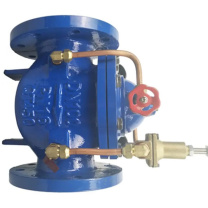 加能 QT450先导式减压阀 200X-16Q-DN400 DN400 法兰连接接口 球墨铸铁阀体 公称压力16bar 适用温度<70℃ 运费另议