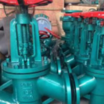 远大阀门 电厂专用铸钢衬氟截止阀 J41 F46 -16C-DN40 铸钢+衬氟 温度:小于等于120度/连接方式:法兰