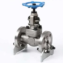 加能 F316L直通流道型截止阀 J41W-150LBR-DN25 DN25 法兰连接接口 适用温度–46~454℃ 运费另议