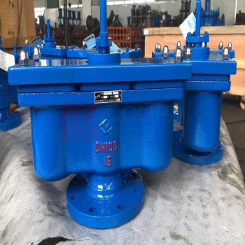 远大阀门 双口排气阀 QB2-16C-DN65 阀体WCB 橡胶密封 浮球304,适用介质:水 温度小于80度