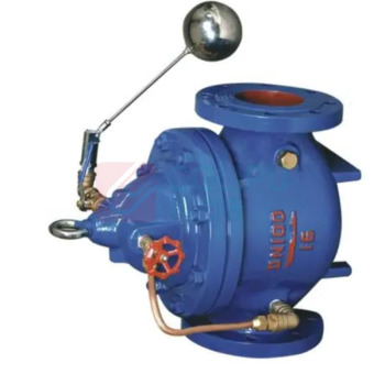 加能 QT450遥控浮球阀 100X-16Q-DN250 DN250 法兰连接接口 球墨铸铁阀体 公称压力16bar 适用温度<70℃ 运费另议