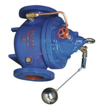 加能 QT450遥控浮球阀 100X-16Q-DN350 DN350 法兰连接接口 球墨铸铁阀体 公称压力16bar 适用温度<70℃ 运费另议