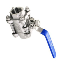 加能 CF8三片式球阀 Q11F-64P-DN20 DN20 内螺纹接口 公称压力64bar 适用温度<120℃ 运费另议