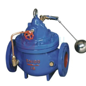 加能 QT450遥控浮球阀 100X-10Q-DN500 DN500 法兰连接接口 球墨铸铁阀体 公称压力10bar 适用温度<70℃ 运费另议