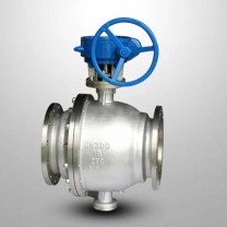 加能 CF8硬密封涡轮 固定球阀 Q347H-25P-DN80 DN80 法兰连接接口 公称压力25bar 温度380℃ 运费另议