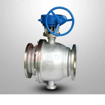 加能 CF3M硬密封涡轮 固定球阀 Q347H-16RL-DN80 DN80 法兰连接接口 公称压力16bar 温度380℃ 运费另议