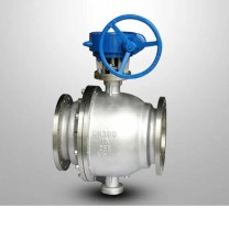 加能 CF3M硬密封涡轮 固定球阀 Q347H-25RL-DN50 DN50 法兰连接接口 公称压力25bar 温度380℃ 运费另议