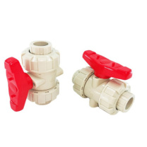 润宏工品 PPH活接球阀 DN65 φ75 (白色)