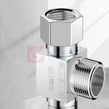 海立 4分铜三通龙头分水器 一进二出三通接头4分 20mm