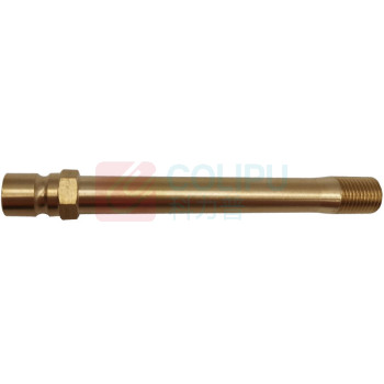 也特 模具水嘴铜水咀开放式模温机加长快接头 长度120mm 水咀尺寸13.5mm 螺纹尺寸9.5mm