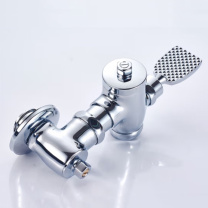 创莎 脚踏延时冲洗阀 DN25 可调节孔距11-12CM