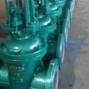 远大阀门 电厂专用铸钢衬氟闸阀 Z41 F46 -16C-DN350 铸钢+衬氟 温度:小于等于120度/连接方式:法兰