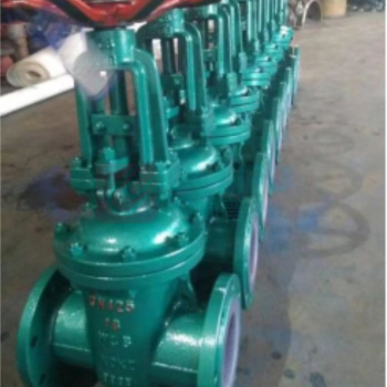 远大阀门 电厂专用铸钢衬氟闸阀 Z41 F46 -16C-DN500 铸钢+衬氟 温度:小于等于120度/连接方式:法兰