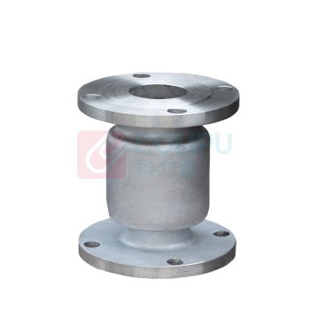 康迪普 止回阀 H42W-16P 公称通径:DN100, 公称压力:1.6MPa, 结构长度:210mm, 密封副材质:橡胶, 阀瓣形式:升降式, 阀体材质:不锈钢, 端部连接形式:法兰, 结构形式:直通流道