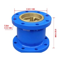 恒兴 消声止回阀 DN125 长度185mm