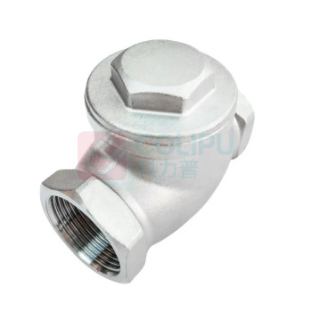 远大阀门 止回阀 H14W-10P-DN25 连接形式:ZG/PT/Rc内螺纹,阀体材料:304不锈钢