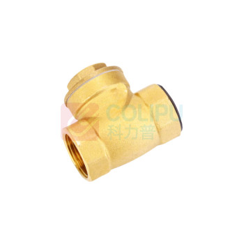 远大阀门 止回阀 H14W-16T-DN15 连接形式:ZG/PT/Rc内螺纹, 阀体材料:铜及铜合金 L=46mm