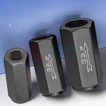 也特 碳钢直通管式逆止器 1寸