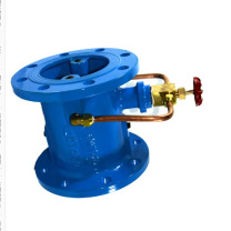 加能 QT450微阻缓闭碟式止回阀 HH49X-10Q-DN450 DN450 法兰连接接口 球墨铸铁阀体 公称压力10bar 适用温度<80℃ 运费另议