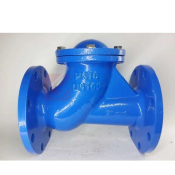 加能 QT450球型止回阀 HQ41X-10Q-DN125 DN125 法兰连接接口 球墨铸铁阀体 公称压力10bar 适用温度<80℃运费另议
