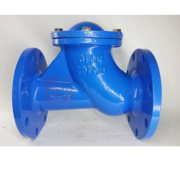 加能 QT450球型止回阀 HQ41X-10Q-DN125 DN125 法兰连接接口 球墨铸铁阀体 公称压力10bar 适用温度<80℃运费另议