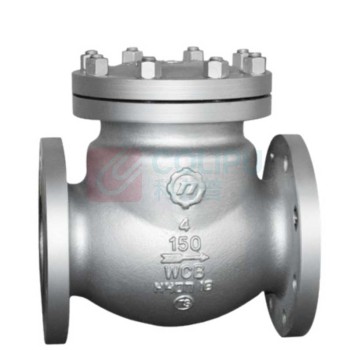 加能 CF8旋启式止回阀 H44W-150LBP-DN100 DN100 法兰连接接口 适用温度–20~200℃ 运费另议