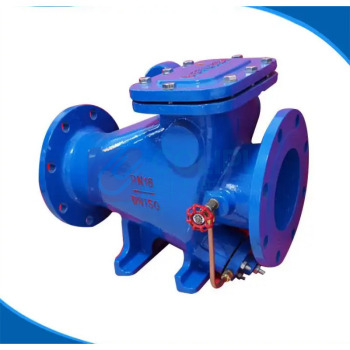 加能 QT450微阻缓闭碟式止回阀 HH44X-10Q-DN600 DN600 法兰连接接口 球墨铸铁阀体 公称压力10bar 适用温度<80℃ 运费另议