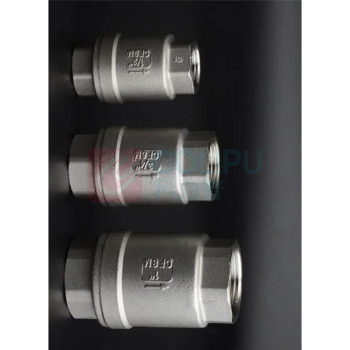 加能 CF8M立式止回阀 H12W-16R-DN15 DN15 内螺纹接口 公称压力16bar 适用温度-20~180℃运费另议