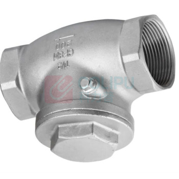 加能 CF8M旋启式止回阀 H14W-16R-DN40 DN40 内螺纹接口 公称压力16bar 适用温度-20~180℃ 运费另议