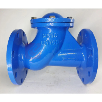 加能 QT450球型止回阀 HQ41X-10Q-DN40 DN40 法兰连接接口 球墨铸铁阀体 公称压力10bar 适用温度<80℃运费另议