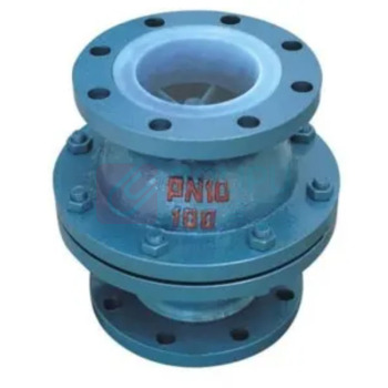加能 WCB衬氟式止回阀 H40F46-10C-DN200 DN200 法兰连接接口 公称压力10bar 温度120℃ 运费另议