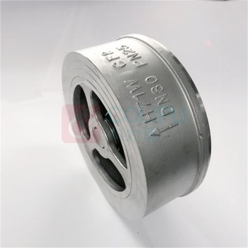 加能 CF8不锈钢304对夹式升降止回阀 H71W-16P-DN40 DN40 对夹式 公称压力16bar运费另议
