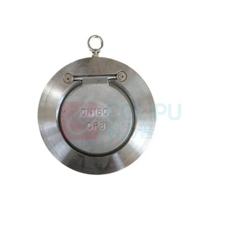 加能 CF8不锈钢304对夹式圆片式(旋启式)止回阀 H74W-10P-DN65 DN65 对夹式 公称压力10bar运费另议