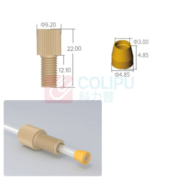 璐克斯 快拧PEEK接头 压塞07B-28螺纹压环032 货期15天