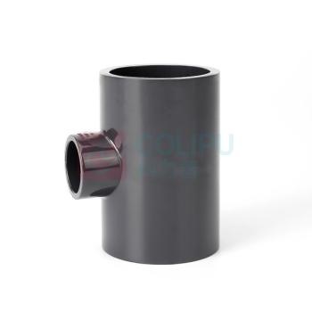 三佑 UPVC化工给水管件配件异径三通 DN125*65(140*75mm)