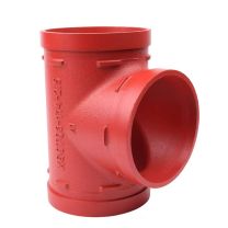 荃玟 QM 等径三通_铸铁_沟槽式 DN200 2根起订