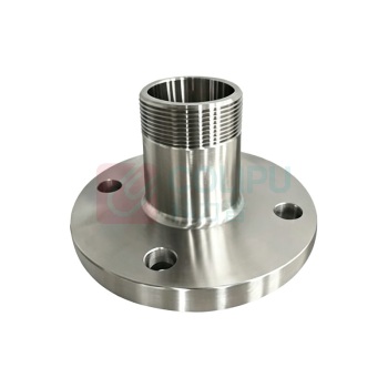 璐克斯 316L不锈钢卫生级法兰转外丝接头 DN40 法兰 外丝1.5寸(5010-58) 货期24天