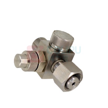 盎博 SF6密度继电器三通阀 免拆卸阀组 AB-YSDQ02 137×65mm 包施工安装
