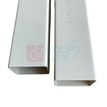 也特 PVC方通 105*80*2mm 4米/根 (白色)