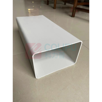 也特 PVC方通 105*80*2mm 4米/根 (白色)