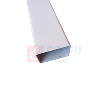 也特 塑料方管型材PVC方通 105*80*2mm 4米/根 20根/组 (白色)