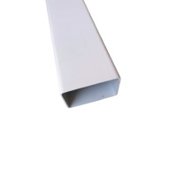 也特 塑料方管型材PVC方通 105*80*2mm 4米/根 20根/组 (白色)