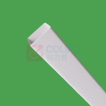 也特 矩形管PVC方通 105*80*2mm 4米/根 10根/组 (白色)